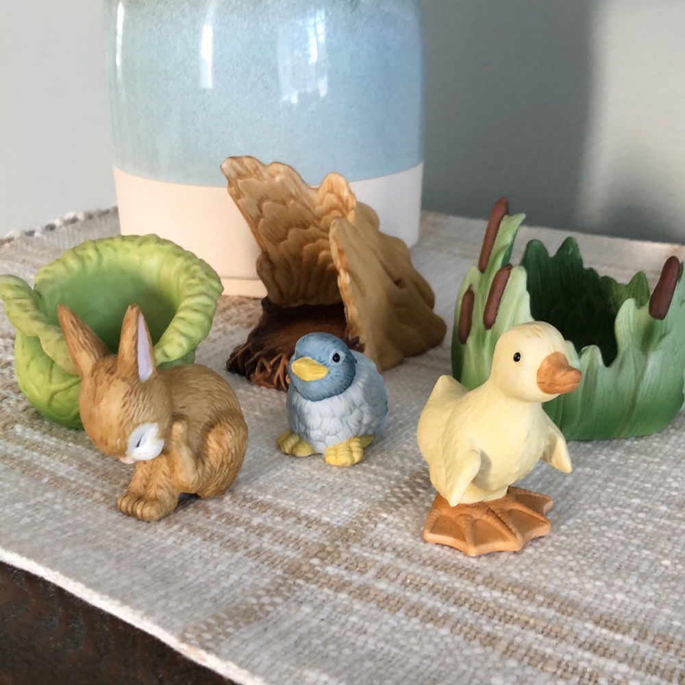 FRANKLIN MINT ANIMAL & HABITAT FIGURES FINE PORCELAIN JACQUELINE B SMITH